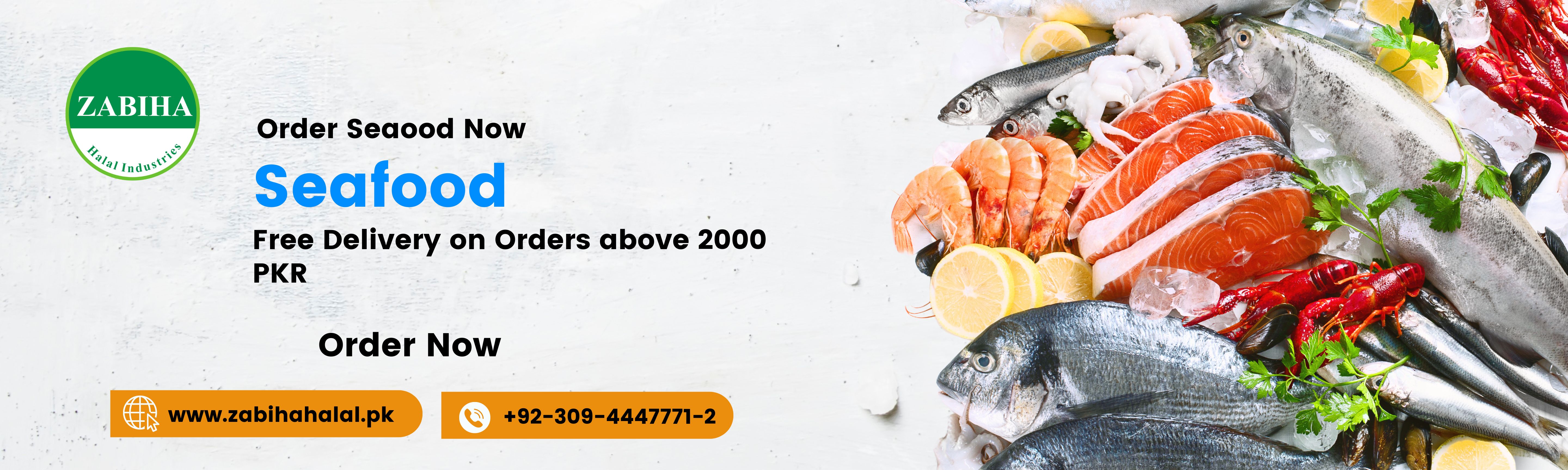 Seafood Banner Zabiha Halal